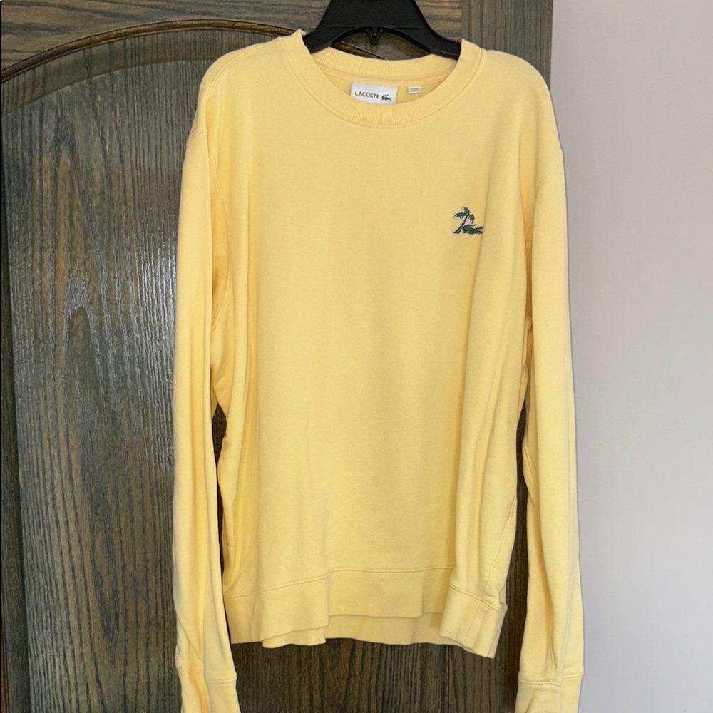 Lacoste Men's Yellow Sweater